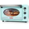 imageNostalgia Oven Toast AirFry Broil Functions Large Capacity Fits Slices of Bread Two 12 in PizzasIncludes Baking Pan and Frying Basket 21 Qt AquaAqua