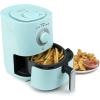 imageNostalgia Personal Air Fryer 1Quart Compact Space Saving Adjustable 30 Minute Timer and Temperature Up To 400 NonStick Dishwasher Safe Basket Portion Control Aqua