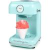 imageNostalgia SnowPro Electric Shaved Ice ampamp Snow Cone Maker 64Ounce Ice Shaving Capacity 4 Reusable Cones Side Shelves and Scoop IncludedAqua