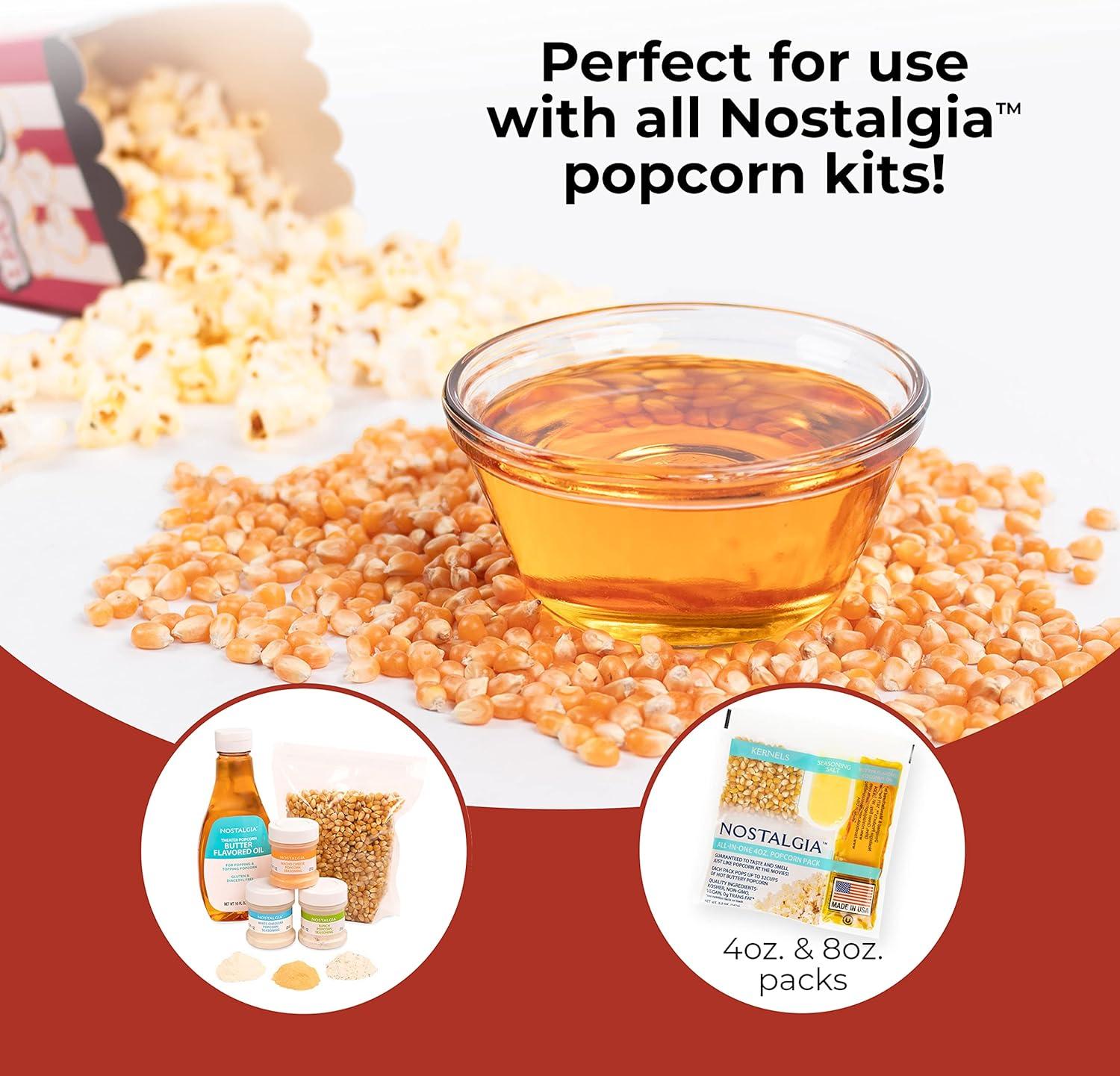 imageNostalgia Popcorn Maker Machine  Professional Cart With 8 Oz Kettle Makes Up to 32 Cups  Vintage Popcorn Machine Movie Theater Style  RedRed