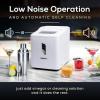 imageIgloo Automatic Ice Maker Self Cleaning Countertop Size 26 Pounds in 24 Hours 9 Large or Small Ice Cubes in 7 Minutes LED Control Panel Scoop Included Perfect for Water Bottles Mixed DrinksWhite