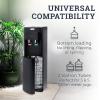 imageIgloo Hot and Cold Water Cooler Dispenser  Holds 3 ampamp 5 Gallon Bottles 2 Temperature Spouts with Dispensing Paddles No Lift Bottom Loading Child Safety Lock  WhiteBlack