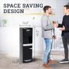 imageIgloo Hot and Cold Water Cooler Dispenser  Holds 3 ampamp 5 Gallon Bottles 2 Temperature Spouts with Dispensing Paddles No Lift Bottom Loading Child Safety Lock  WhiteBlack