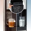 imageIgloo Hot and Cold Water Cooler Dispenser  Holds 3 ampamp 5 Gallon Bottles 2 Temperature Spouts with Dispensing Paddles No Lift Bottom Loading Child Safety Lock  WhiteStainless