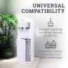 imageIgloo Hot and Cold Water Cooler Dispenser  Holds 3 ampamp 5 Gallon Bottles 2 Temperature Spouts with Dispensing Paddles No Lift Bottom Loading Child Safety Lock  WhiteWhite