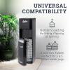 imageIgloo Hot and Cold Water Cooler Dispenser  Holds 3 ampamp 5 Gallon Bottles 2 Temperature Spouts with Dispensing Paddles No Lift Bottom Loading Child Safety Lock  WhiteBlack