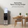 imageIgloo Top Loading Hot and Cold Water Dispenser  Water Cooler for 5 Gallon Bottles and 3 Gallon Bottles  Includes Child Safety Lock  Water Machine Perfect for Home Office ampamp More  BlackStainless