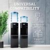 imageIgloo Top Loading Hot and Cold Water Dispenser  Water Cooler for 5 Gallon Bottles and 3 Gallon Bottles  Includes Child Safety Lock  Water Machine Perfect for Home Office ampamp More  BlackBlack