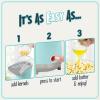 imageNostalgia 16 Cup Hot Air Popcorn Maker  Makes Hot Healthy Popcorn No Oil Needed  Measuring Cap for Kernels Included  Stainless Steel AquaAqua