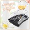 imageNostalgia 16 Cup Hot Air Popcorn Maker  Makes Hot Healthy Popcorn No Oil Needed  Measuring Cap for Kernels Included  Stainless Steel AquaWhite