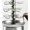 imageNostalgia 4 Tier Electric Chocolate Fondue Fountain Machine for Parties  Melts Cheese Queso Candy and Liqueur  Dip Strawberries Apple Wedges Vegetables and More  32Ounce  AquaStainless Fondue Fountain