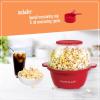 imageNostalgia 6Quart Stirring Popcorn Popper  QuickHeat Technology  Makes 24 Cups of Popcorn  Includes Kernel Measuring Cup  Perfect for Birthday Parties Movie Nights and More  Stainless SteelRed