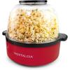 imageNostalgia 6Quart Stirring Popcorn Popper  QuickHeat Technology  Makes 24 Cups of Popcorn  Includes Kernel Measuring Cup  Perfect for Birthday Parties Movie Nights and More  Stainless SteelRed