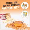 imageNostalgia 6Quart Stirring Popcorn Popper  QuickHeat Technology  Makes 24 Cups of Popcorn  Includes Kernel Measuring Cup  Perfect for Birthday Parties Movie Nights and More  Stainless SteelStainless Steel