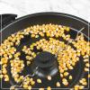 imageNostalgia 6Quart Stirring Popcorn Popper  QuickHeat Technology  Makes 24 Cups of Popcorn  Includes Kernel Measuring Cup  Perfect for Birthday Parties Movie Nights and More  Stainless SteelBlack
