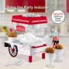 imageNostalgia CocaCola Snow Cone Shaved Ice Machine  Coke Retro TableTop Slushie Machine Makes 20 Icy Treats  Includes 2 Reusable Plastic Cups ampamp Ice Scoop  White ampamp RedCocaCola