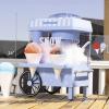imageNostalgia CocaCola Snow Cone Shaved Ice Machine  Coke Retro TableTop Slushie Machine Makes 20 Icy Treats  Includes 2 Reusable Plastic Cups ampamp Ice Scoop  White ampamp RedVintage Blue