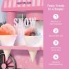 imageNostalgia CocaCola Snow Cone Shaved Ice Machine  Coke Retro TableTop Slushie Machine Makes 20 Icy Treats  Includes 2 Reusable Plastic Cups ampamp Ice Scoop  White ampamp RedPink