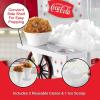 imageNostalgia CocaCola Snow Cone Shaved Ice Machine  Coke Retro TableTop Slushie Machine Makes 20 Icy Treats  Includes 2 Reusable Plastic Cups ampamp Ice Scoop  White ampamp RedCocaCola