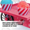imageNostalgia CocaCola Snow Cone Shaved Ice Machine  Coke Retro TableTop Slushie Machine Makes 20 Icy Treats  Includes 2 Reusable Plastic Cups ampamp Ice Scoop  White ampamp RedRed