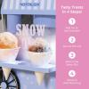 imageNostalgia CocaCola Snow Cone Shaved Ice Machine  Coke Retro TableTop Slushie Machine Makes 20 Icy Treats  Includes 2 Reusable Plastic Cups ampamp Ice Scoop  White ampamp RedVintage Blue