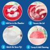 imageNostalgia CocaCola Snow Cone Shaved Ice Machine  Coke Retro TableTop Slushie Machine Makes 20 Icy Treats  Includes 2 Reusable Plastic Cups ampamp Ice Scoop  White ampamp RedKoolAid Red