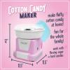 imageNostalgia Cotton Candy Machine  Retro Cotton Candy Machine for Kids with 2 Reusable Cones 1 Sugar Scoop and 1 Extractor Head  RedPink