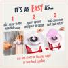 imageNostalgia Cotton Candy Machine  Retro Cotton Candy Machine for Kids with 2 Reusable Cones 1 Sugar Scoop and 1 Extractor Head  RedRed