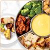imageNostalgia Electric Fondue Pot Set for Chocolate ampamp CheeseFondue Kit with Temperature Control Fondue Pot ampamp 4 Dipping Forks Detachable TrayChocolate Fondue Set for Parties GiftsStainless Steel 10oz10 Ounce Stainless Steel