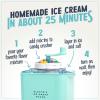 imageNostalgia Electric Ice Cream Maker  Old Fashioned Soft Serve Ice Cream Machine Makes Frozen Yogurt or Gelato in Minutes  Fun Kitchen Appliance  Modern Style  Aqua  2 Quart2 Quart Aqua Candy Crusher