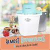 imageNostalgia Electric Ice Cream Maker  Old Fashioned Soft Serve Ice Cream Machine Makes Frozen Yogurt or Gelato in Minutes  Fun Kitchen Appliance  Vintage Wooden Style  Dark Wood  4 QuartWhite