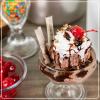 imageNostalgia Electric Ice Cream Maker  Old Fashioned Soft Serve Ice Cream Machine Makes Frozen Yogurt or Gelato in Minutes  Fun Kitchen Appliance  Vintage Wooden Style  Dark Wood  4 QuartWhiteDark Bown