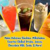 imageNostalgia KoolAid Squeezy Slush 10 Oz Cup for Instant Slushes from any Drink Soda or Juice with Dome and Reusable Spoon Straw Blue
