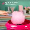 imageNostalgia NCCCRT2PKWH Professional Cotton Candy Cart 36 WhiteWhite