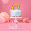 imageNostalgia NCCCRT2PKWH Professional Cotton Candy Cart 36 WhiteWhite