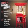 imageNostalgia Popcorn Maker Machine  Professional Cart With 25 Oz Kettle Makes Up to 10 Cups  Vintage Popcorn Machine Movie Theater Style  Retro RedRed