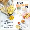 imageNostalgia Popcorn Maker Machine  Professional Cart With 8 Oz Kettle Makes Up to 32 Cups  Vintage Popcorn Machine Movie Theater Style  RedBlack Candy Cart