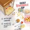 imageNostalgia Popcorn Maker Machine  Professional Cart With 8 Oz Kettle Makes Up to 32 Cups  Vintage Popcorn Machine Movie Theater Style  RedRed