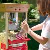 imageNostalgia Popcorn Maker Machine  Professional Cart With 8 Oz Kettle Makes Up to 32 Cups  Vintage Popcorn Machine Movie Theater Style  RedRed Candy Cart