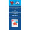 imageNostalgia Premium Snow Cone Party Kit 3 Syrups Blue Raspberry Cherry Cotton Candy 20 Cups ampamp Spoon StrawsSharkleberry  Peach Mango  Black Cherry
