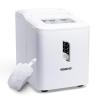 imageIgloo Automatic Ice Maker Self Cleaning Countertop Size 26 Pounds in 24 Hours 9 Large or Small Ice Cubes in 7 Minutes LED Control Panel Scoop Included Perfect for Water Bottles Mixed DrinksWhite