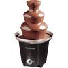 imageNostalgia 4 Tier Electric Chocolate Fondue Fountain Machine for Parties  Melts Cheese Queso Candy and Liqueur  Dip Strawberries Apple Wedges Vegetables and More  32Ounce  AquaBlack Chocolate Fountain