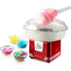 imageNostalgia Cotton Candy Machine  Retro Cotton Candy Machine for Kids with 2 Reusable Cones 1 Sugar Scoop and 1 Extractor Head  PinkRed
