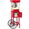 imageNostalgia Popcorn Maker Machine  Professional Cart With 25 Oz Kettle Makes Up to 10 Cups  Vintage Popcorn Machine Movie Theater Style  Retro RedRed