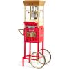 imageNostalgia Popcorn Maker Machine  Professional Cart With 8 Oz Kettle Makes Up to 32 Cups  Vintage Popcorn Machine Movie Theater Style  RedRed Candy Cart
