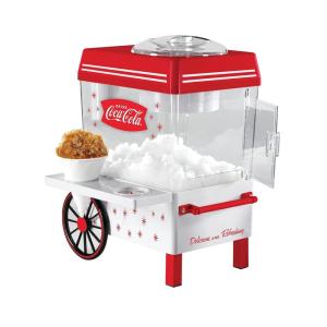 imageNostalgia CocaCola Snow Cone Shaved Ice Machine  Coke Retro TableTop Slushie Machine Makes 20 Icy Treats  Includes 2 Reusable Plastic Cups ampamp Ice Scoop  White ampamp RedCocaCola
