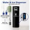 imageThermostar Automatic Water and Ice Dispenser SelfMaking Ice Machine and Water Cooling Bottom Load Water Jug BlackBlack with Ice Maker
