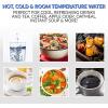 imageThermostar Automatic Water and Ice Dispenser SelfMaking Ice Machine and Water Cooling Bottom Load Water Jug BlackBlackStainless