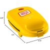 imageNostalgia Oscar Mayer Sandwich Maker with Beverage Cooler Bag 5Inch Nonstick Cooking Surface with Indicator Lights and Lock Feature Lunch and Beverage Tote Included YellowSandwich Maker Oscar Mayer