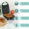 imageNostalgia Oscar Mayer Sandwich Maker with Beverage Cooler Bag 5Inch Nonstick Cooking Surface with Indicator Lights and Lock Feature Lunch and Beverage Tote Included YellowSandwich Maker Green